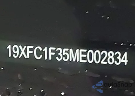 2021 Honda Civic Ex из США, поврежденный, VIN 19XFC1F35ME002834